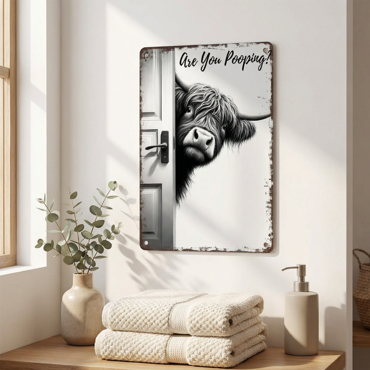 WallJoy – Badezimmer sofort mit charmanten Vintage-Schildern erhellen