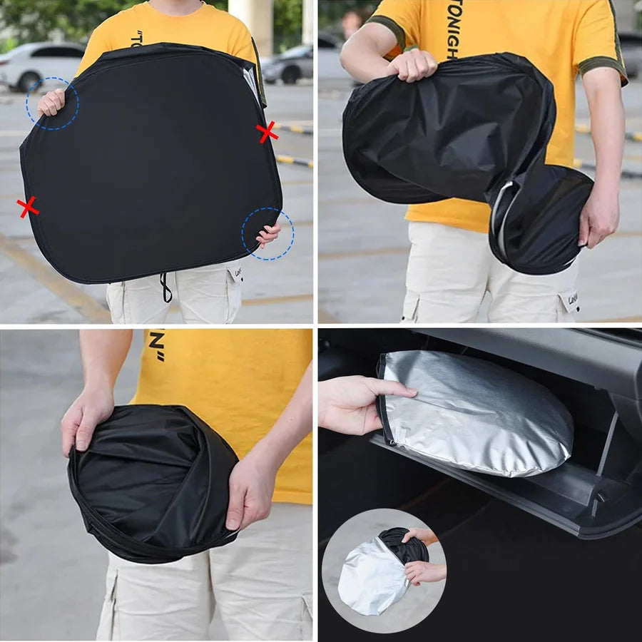 SunShade – Premium Autosonnenblende mit UV und Hitzeschutz
