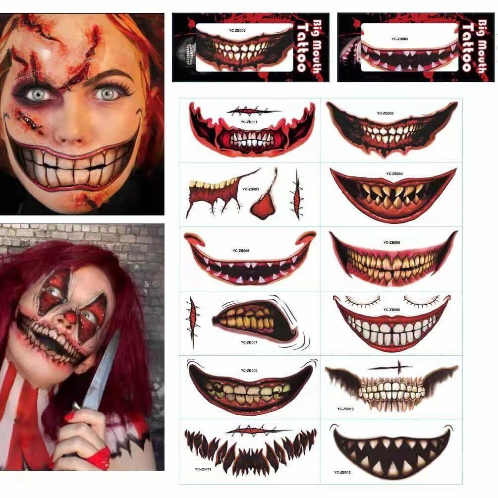 InkFable – Day of the Dead Temporäre Tattoos für auffällige Halloween-Looks