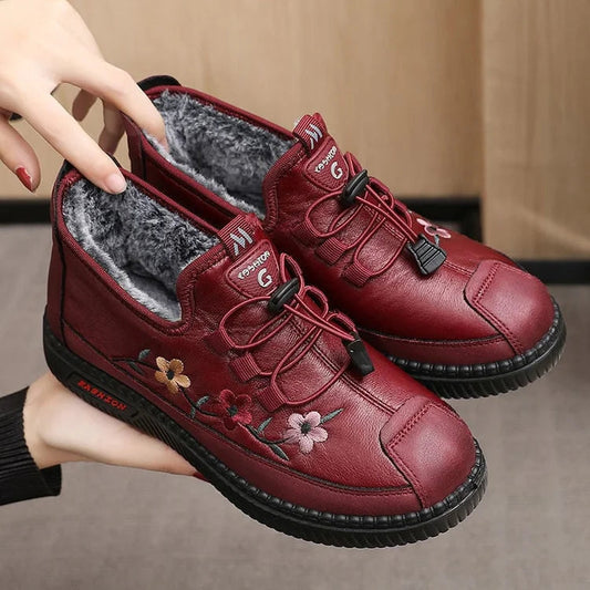 Alana – Orthopädische Lederschuhe für winterlichen Komfort und Stil