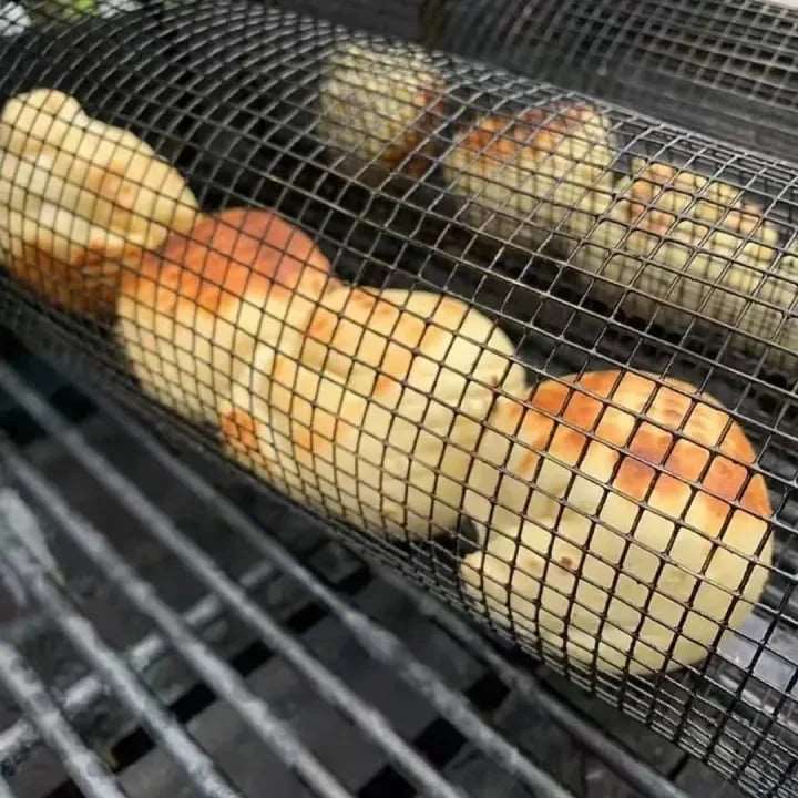 GrillMaster – Zylindrischer Grillkorb für Einfaches Grillen