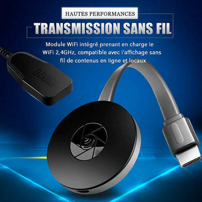 VisionCast – Kompakter Full-HD-Wireless-Projektor für Zuhause und unterwegs