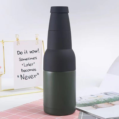 ChillMate – Isolierter Bierhalter mit integriertem Flaschenöffner