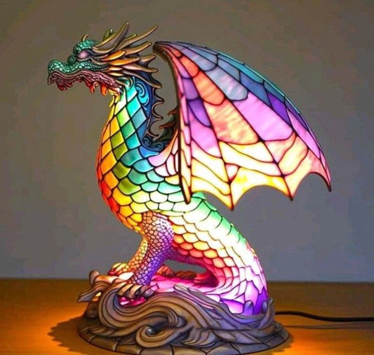 WildGlow – Handgefertigte Tier-Rainbow-Lampe für zeitlose Eleganz