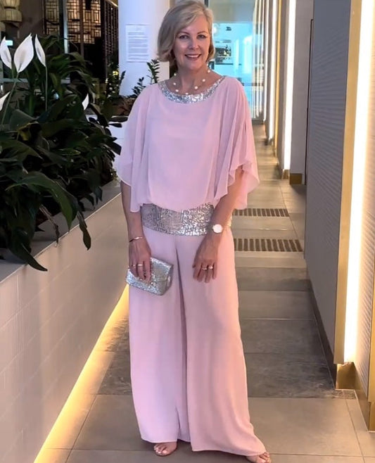 Manuela – Pailletten-Zweiteiler für ein elegantes Party-Outfit