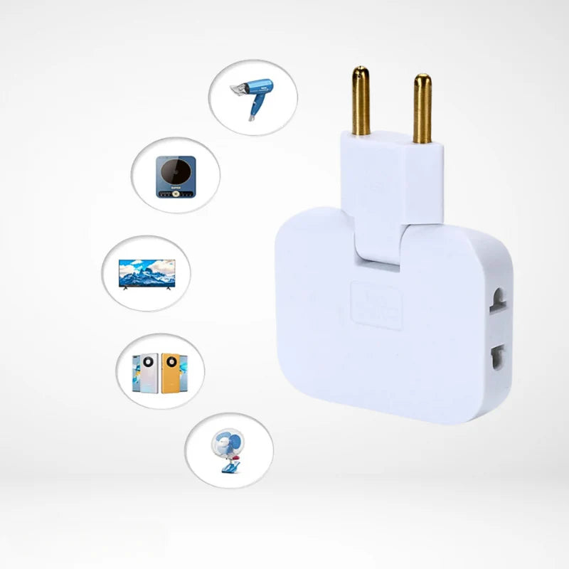PowerMax – Schlanke universelle Steckdosenleiste mit verstellbarem Schwenkkopf
