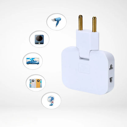 PowerMax – Schlanke universelle Steckdosenleiste mit verstellbarem Schwenkkopf