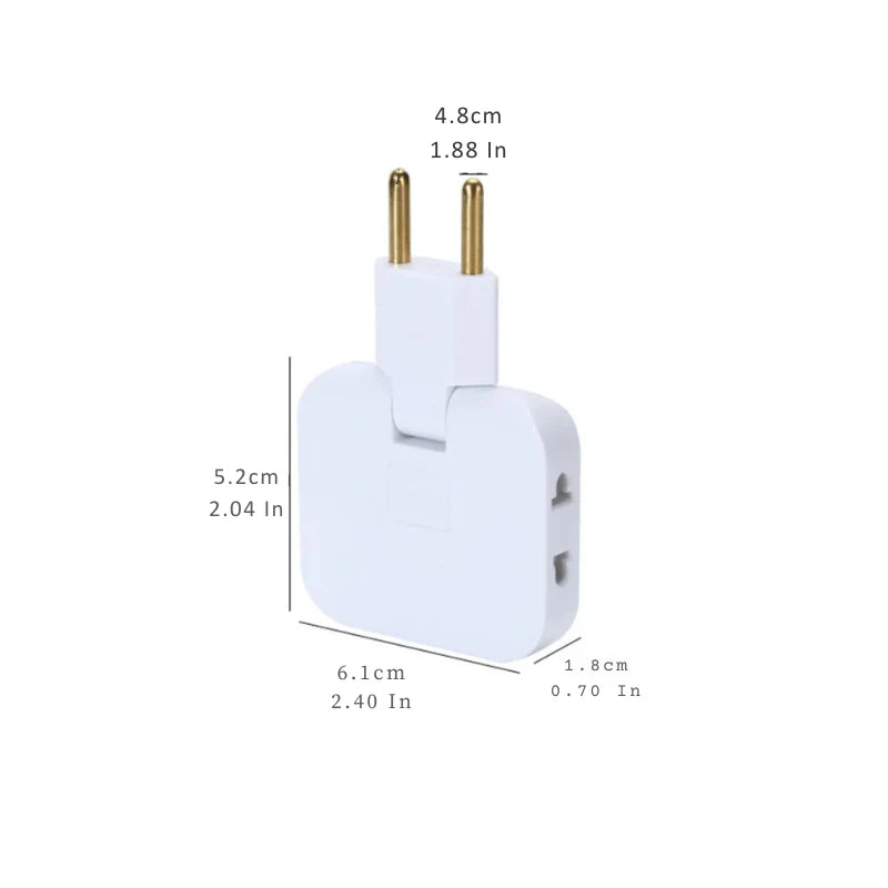 PowerMax – Schlanke universelle Steckdosenleiste mit verstellbarem Schwenkkopf