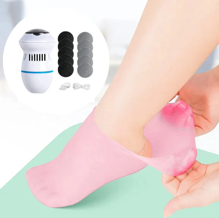 FeetGlow – Wiederaufladbarer Hornhautentferner für glatte Füße