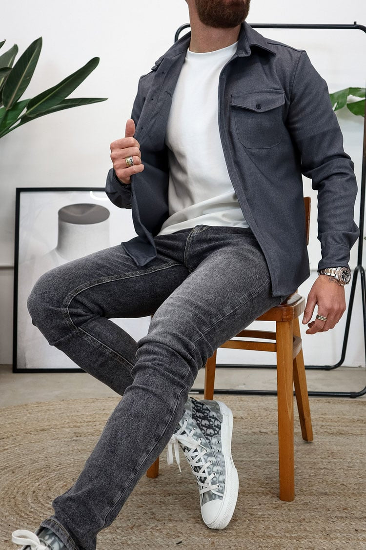 Alexander – Button-Down-Polojacke mit taillierter Passform