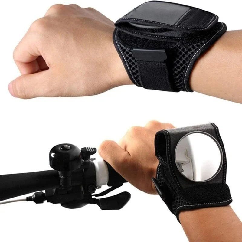 WristView – Weitwinkel-Handgelenkspiegel für sicheres Fahrradfahren