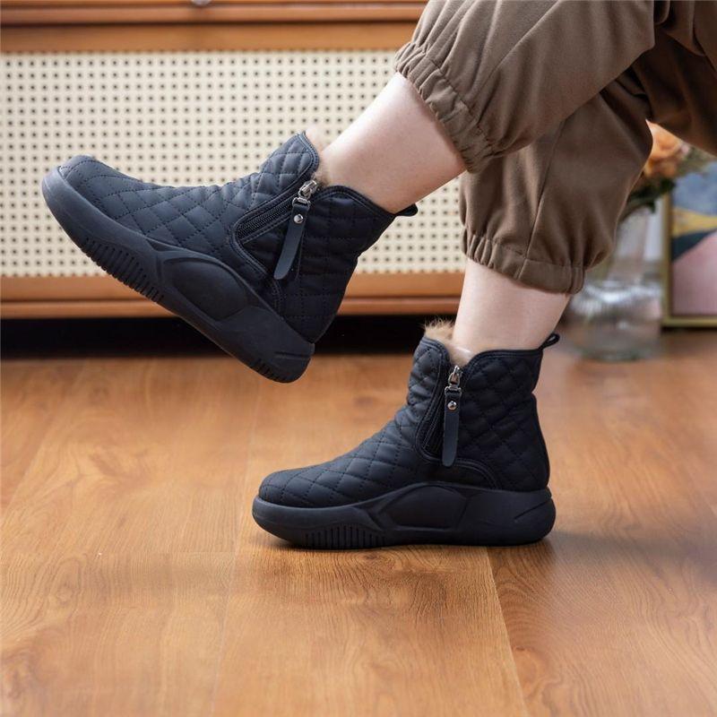 Kiera – Wasserdichte Schneestiefel mit seitlichem Reißverschlussdetail