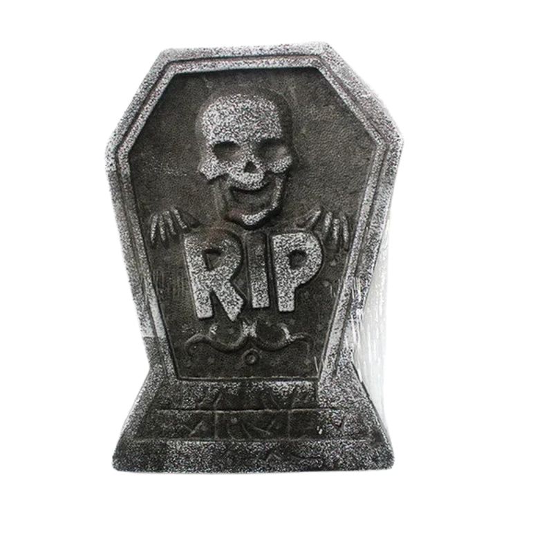 TombPro – Schaumstoff-Grabstein-Dekoration mit verwittertem Stein-Look