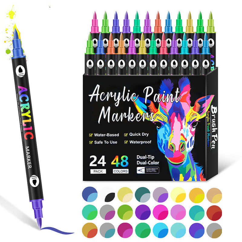 ColorFlow – Acrylmarker-Set für lebendige und präzise Kunstwerke