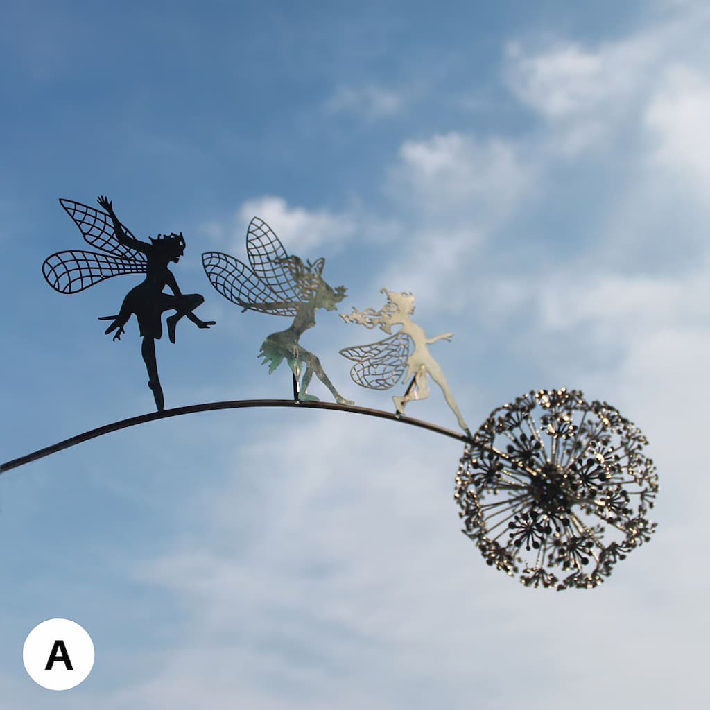 AvelloHome – Feen- und Löwenzahn-Papier-Gartendekor für draußen