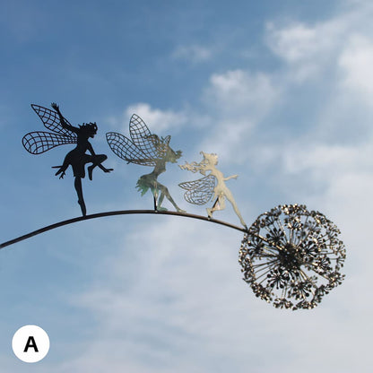 AvelloHome – Feen- und Löwenzahn-Papier-Gartendekor für draußen