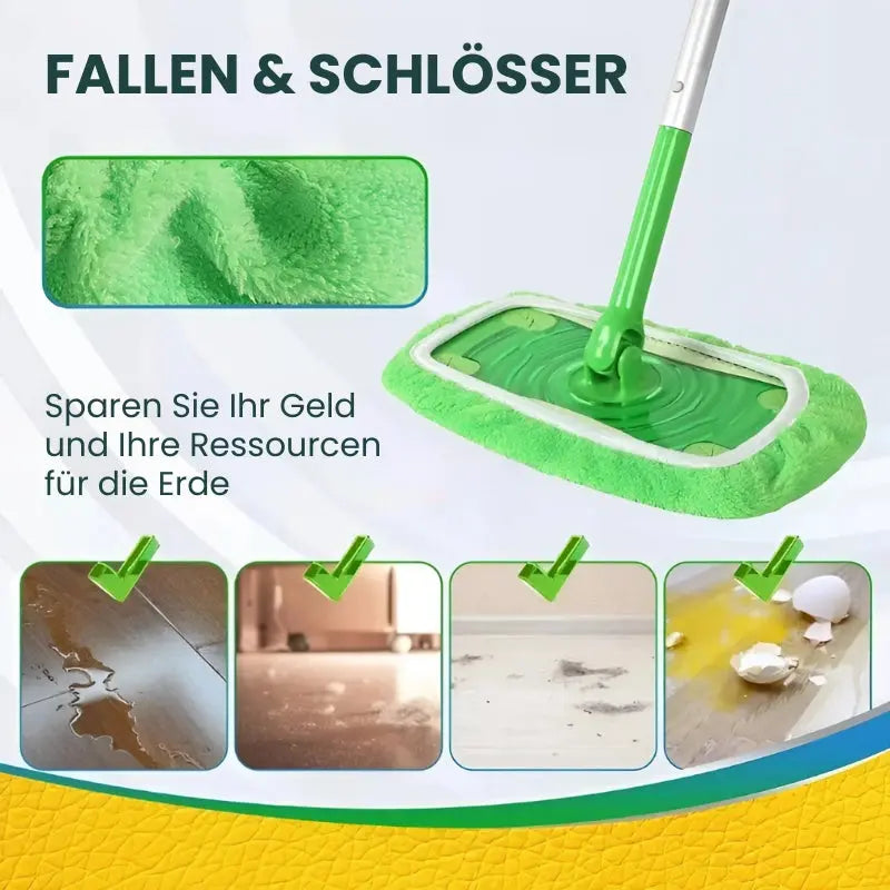 SwiftClean – Langlebige und saugfähige, wiederverwendbare Wischpads | 2+2 Gratis