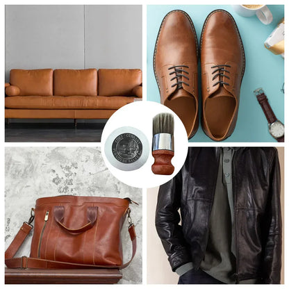 LeatherGuard – Leder-Reviving-Balsam-Set mit Pinsel zum Schutz von Oberflächen