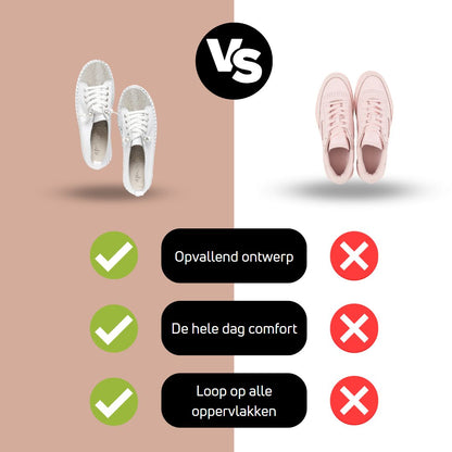 DiamondDune – Damen Plateauschuhe mit gepolsterter Innensohle und stylischem Design