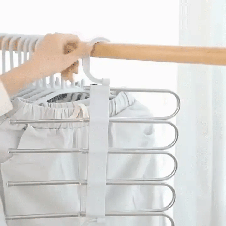 HangSmart – Platzsparender Hosenbügel mit 5 Ebenen