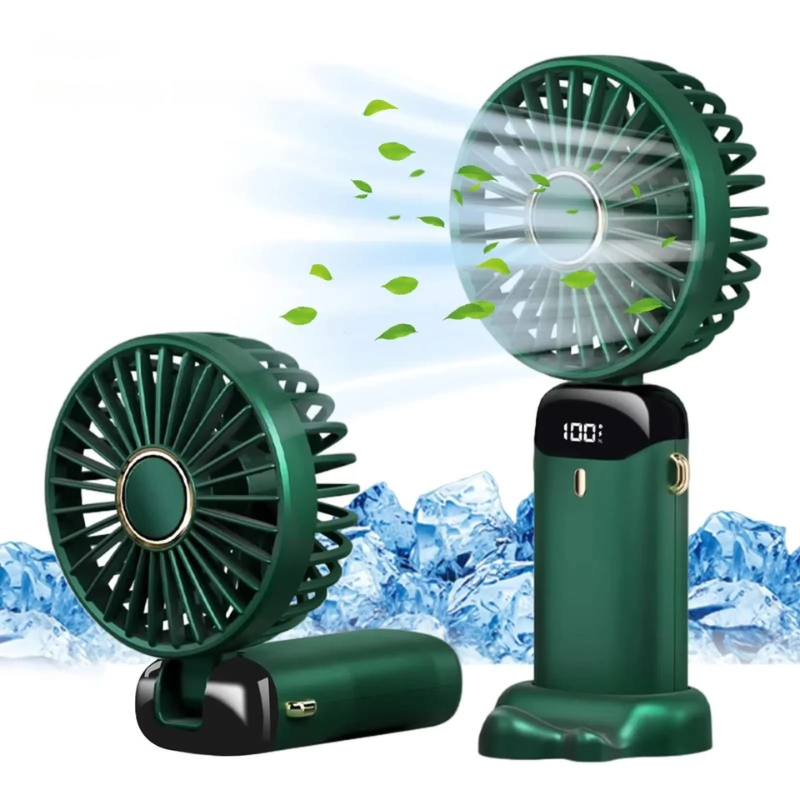 AirFlexi – Faltbarer Mini Ventilator mit Display und Telefonständer