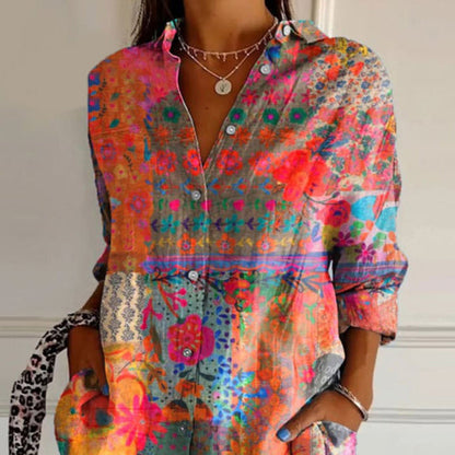 Anna – Elegante Blumenbluse für einen zeitlos femininen Stil