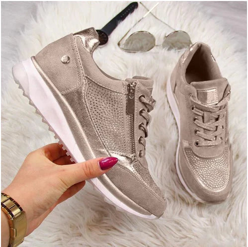 Yulia – Damen-Sneaker mit Reißverschluss für Komfort und Halt