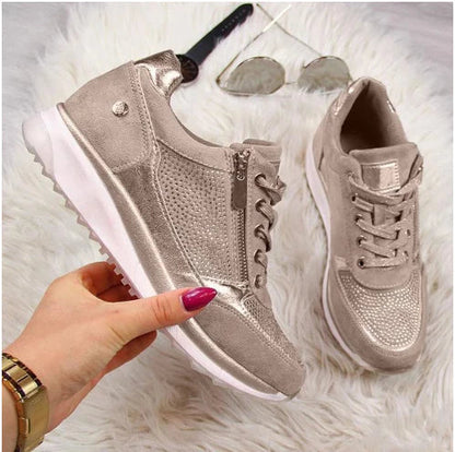 Yulia – Damen-Sneaker mit Reißverschluss für Komfort und Halt