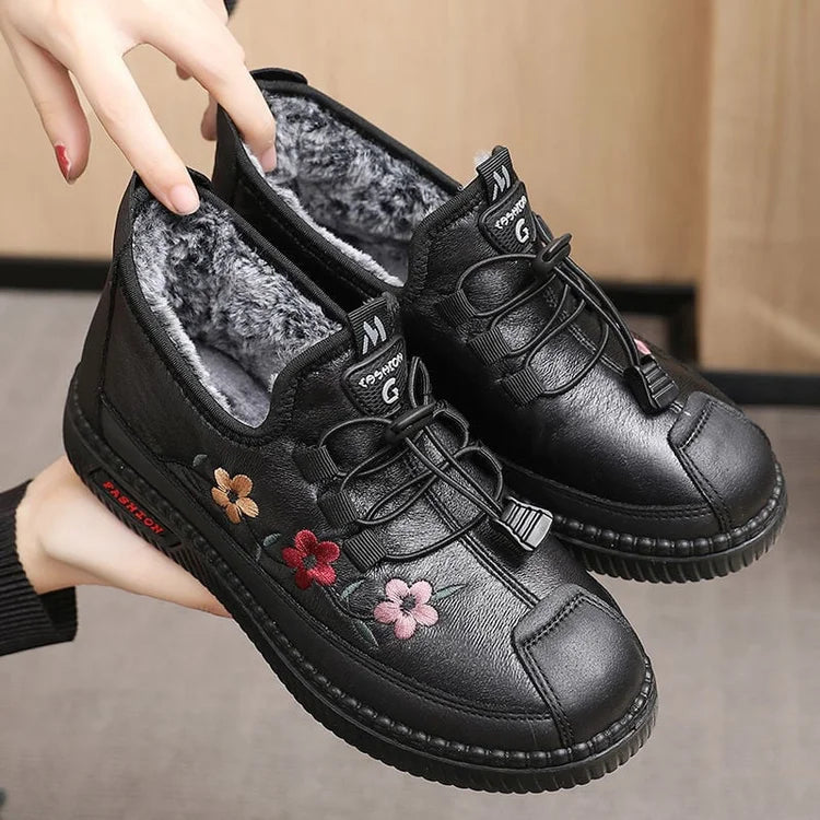 Alana – Orthopädische Lederschuhe für winterlichen Komfort und Stil
