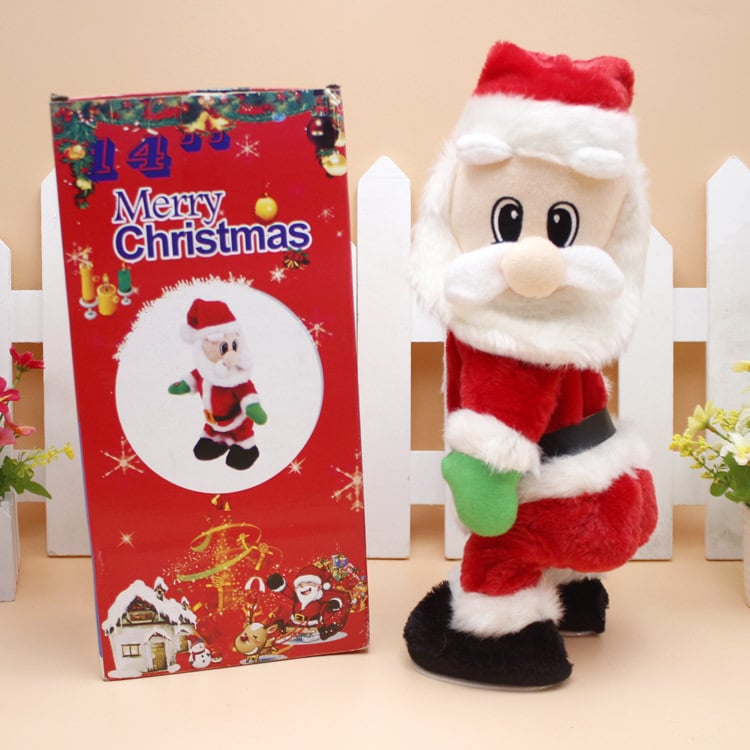 SantaJive – Tanzende, musikalische Weihnachtsmannfigur für festlichen Weihnachtsspaß