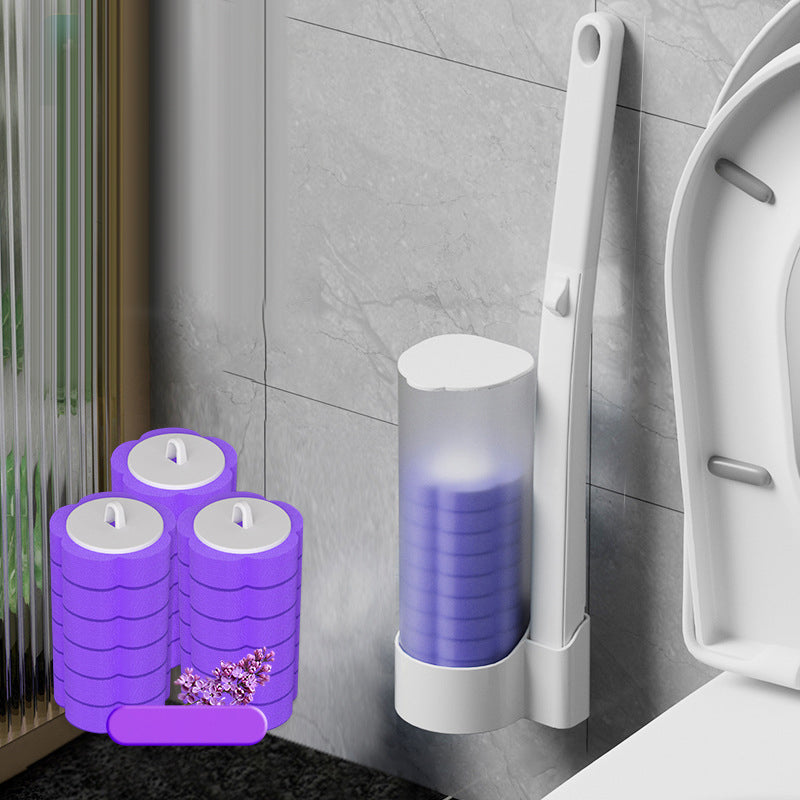 PureScrub – Hygienische, berührungsfreie Toilettenreinigung mit frischen Schwammköpfen