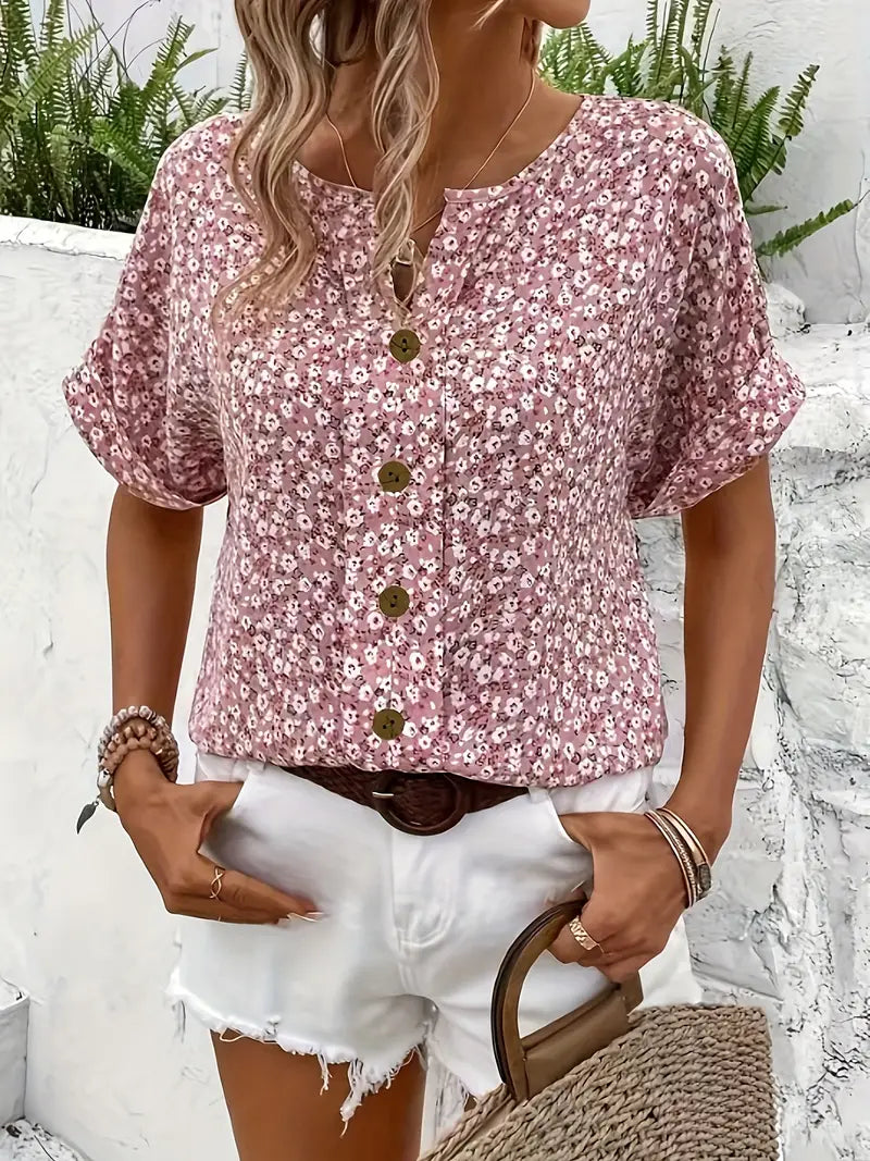 Lina – Kurzes Sommertop mit femininem, luftig-leichtem Design