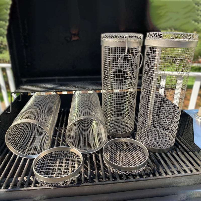 GrillMaster – Zylindrischer Grillkorb für Einfaches Grillen