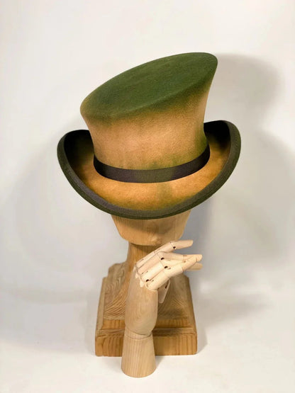 TwistHat – Handmade asymmetric wool top hat with stylish flair