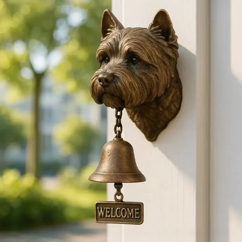 GuardianBell – Deutscher Schäfer Wandglocke für Schutz und Charme