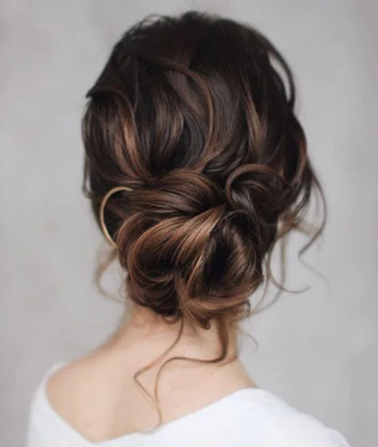 HairGlow – Einfacher Messy Bun Haarteil für Natürliches & Weiches Volumen
