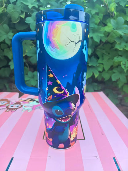 FestiveSip – Leuchtender Isolierbecher mit magischem Tag-Nacht-Design