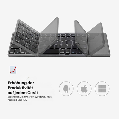 TypeGlide – Schnell überall arbeiten mit ultrakompakter faltbarer Tastatur