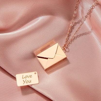 NotePendant – Verstellbare Kette Halskette mit verstecktem Anhänger