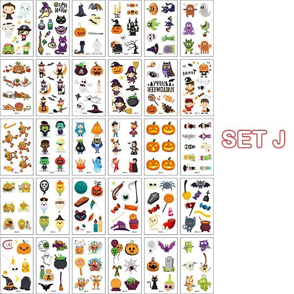 InkFable – Day of the Dead Temporäre Tattoos für auffällige Halloween-Looks