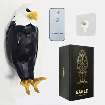 EagleGlow – 3D-Adler-LED-Lampe für patriotische Wohndekoration