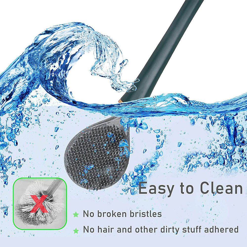 Cleany – Hygienische Silikon-Toilettenbürste für die gründliche Reinigung | 1+1 Gratis