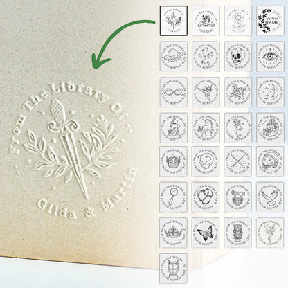 BookStamp – Individueller Prägestempel für personalisierte Buchdesigns