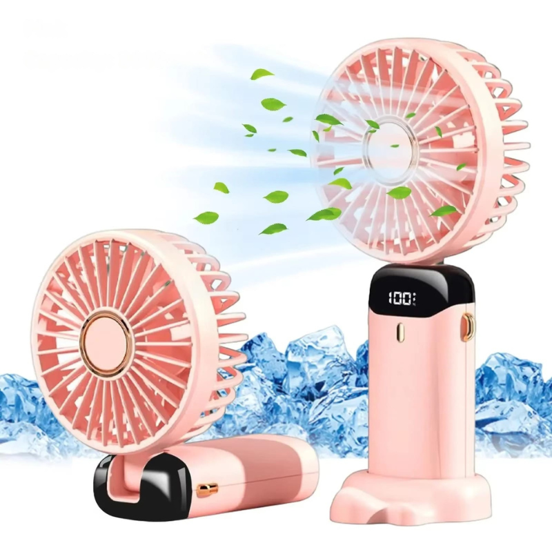AirFlexi – Faltbarer Mini Ventilator mit Display und Telefonständer