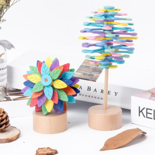 WoodSpin – Fokus Flow Spinner für Stressabbau und verbesserte Konzentration