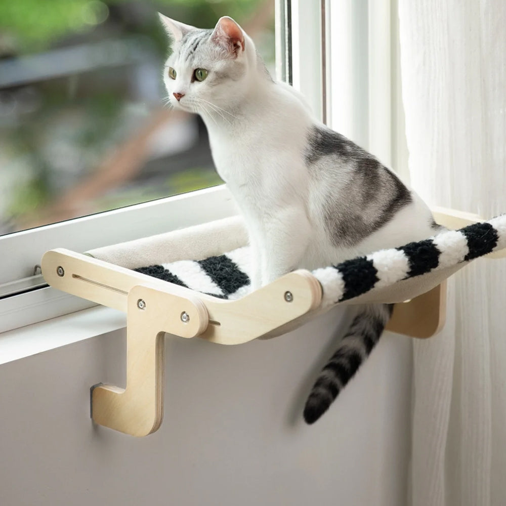 EasyHang – Tragbare Hängematte für Katzen zum Sonnenbaden und Schlafen