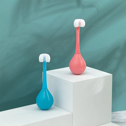 BrushBuddy – Dreiseitige Zahnbürste für spielerisches Zähneputzen bei Kindern