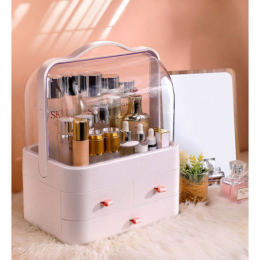 ClearCharm – Make-up-Organizer mit großem Fassungsvermögen und transparentem Deckel