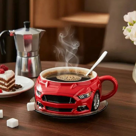 Sportwagen-Kaffeetasse – Kreative & hochwertige Keramiktasse