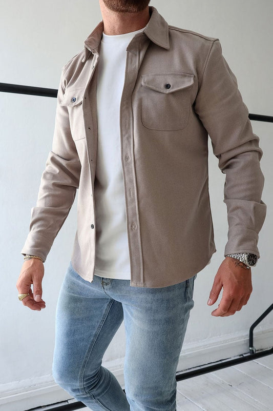 Alexander – Button-Down-Polojacke mit taillierter Passform